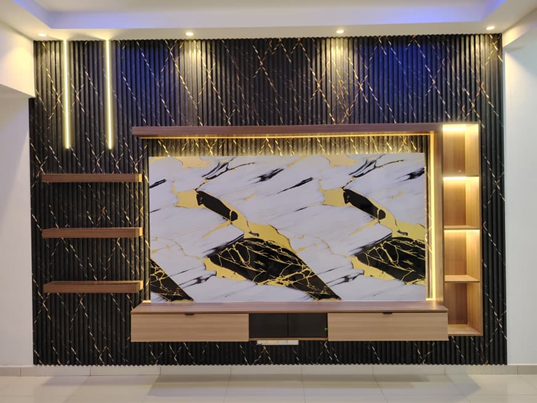 TV Cabinet Installation — Seremban